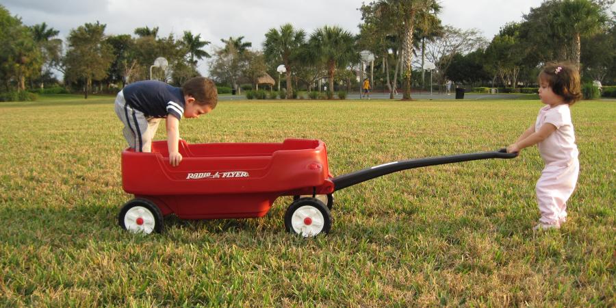 banner of Kids Have Always Loved Playing With a Wagon